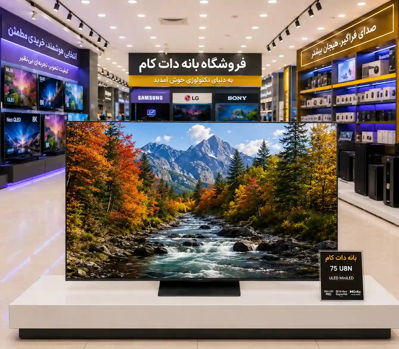 تلویزیون هایسنس 75U8N