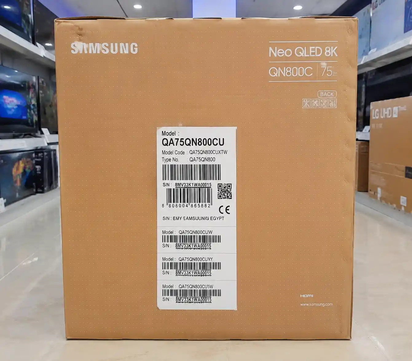 قیمت تلویزیون سامسونگ 75QN800C