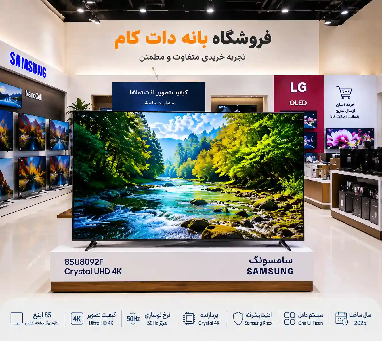 تلویزیون سامسونگ 85U8092F