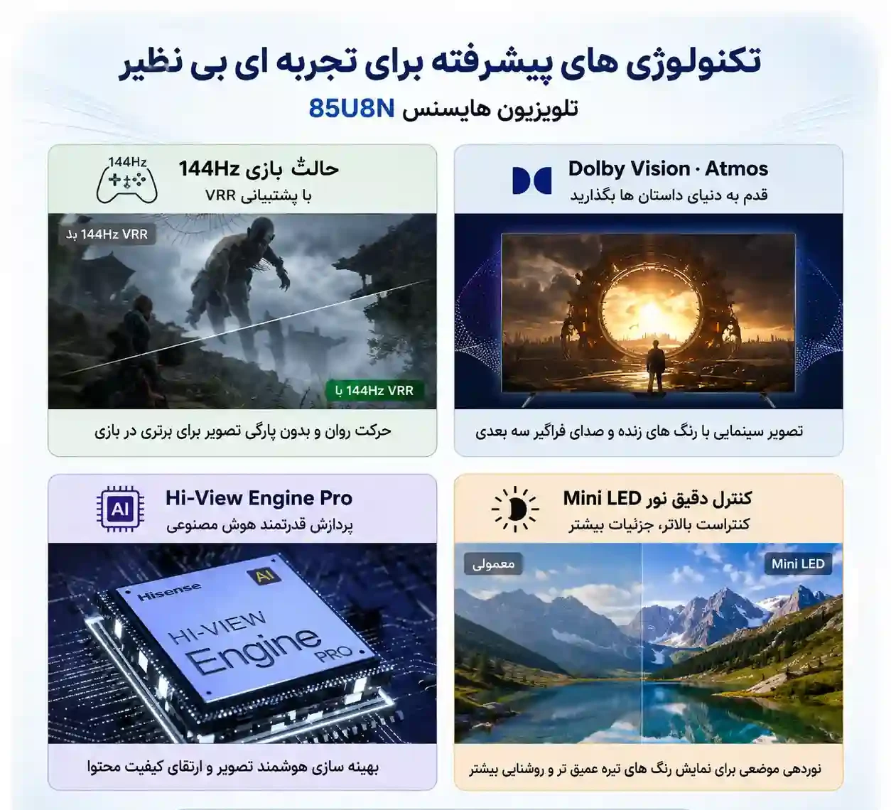 هایسنس 85U8N