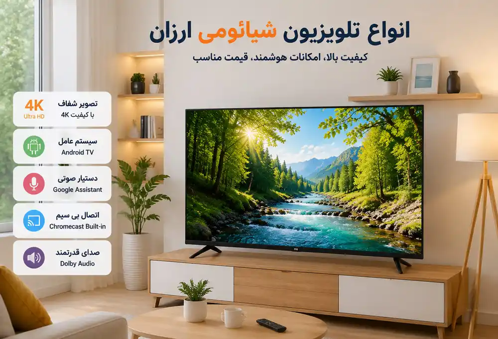  انواع تلویزیون شیائومی