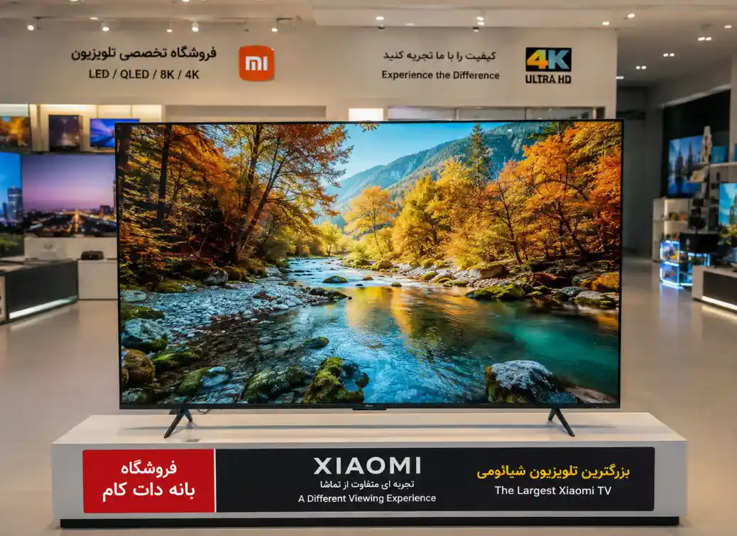 بزرگترین تلویزیون شیائومی