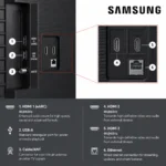 پشت تلویزیون سامسونگ 43U8000F