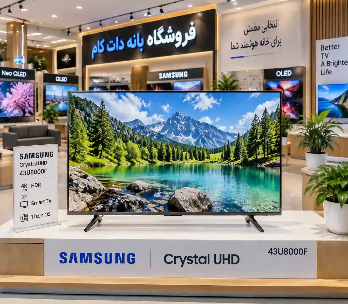 7 تلویزیون سامسونگ 43u8000f خرید تلویزیون سامسونگ 43U8000F