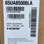 برچسب کارتن تلویزیون ال جی 50UA75006