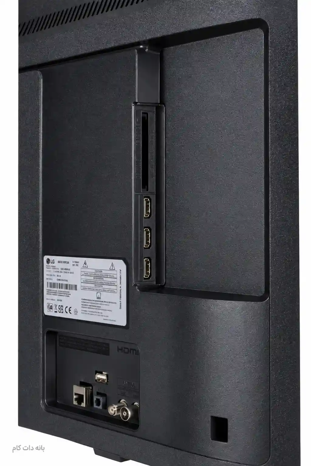 پشت تلویزیون ال جی 50UA75006