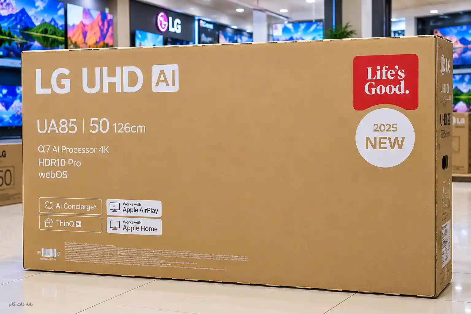 کارتن تلویزیون ال جی 50UA85006