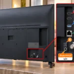 پشت تلویزیون ال جی 50UA85006