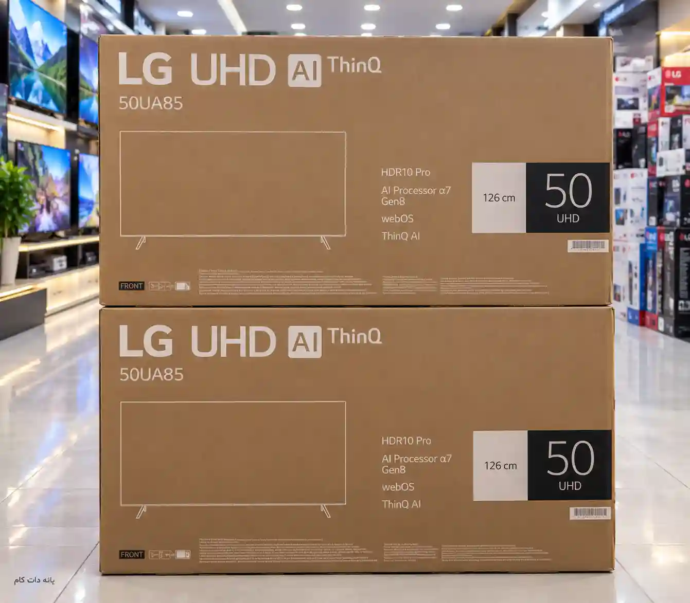 کارتن تلویزیون ال جی 50UA851