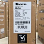 برچسب تلویزیون هایسنس 55U7Q