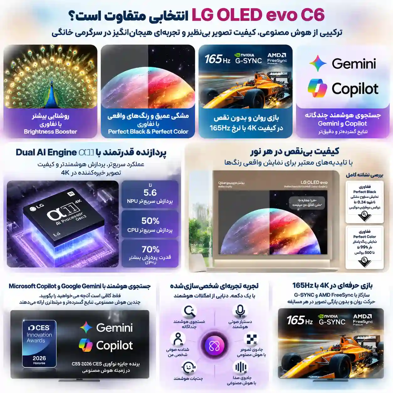 3 تلویزیون ال جی 65C6 اولد تلویزیون ال جی 65C6 اولد