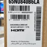 برچسب تلویزیون ال جی 65NU840B 