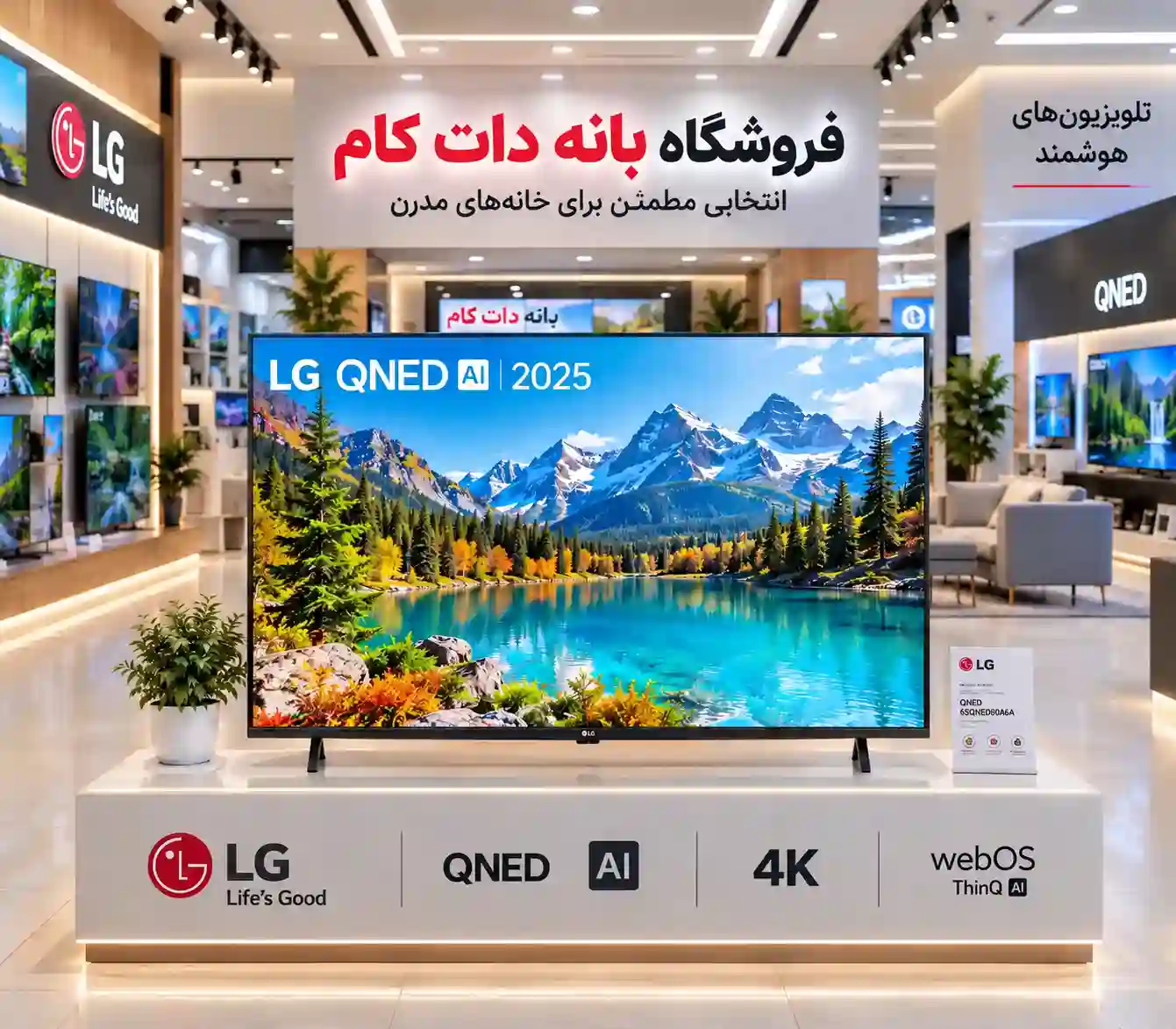 6 تلویزیون ال جی 65QNED80A قیمت تلویزیون ال جی 65QNED80A