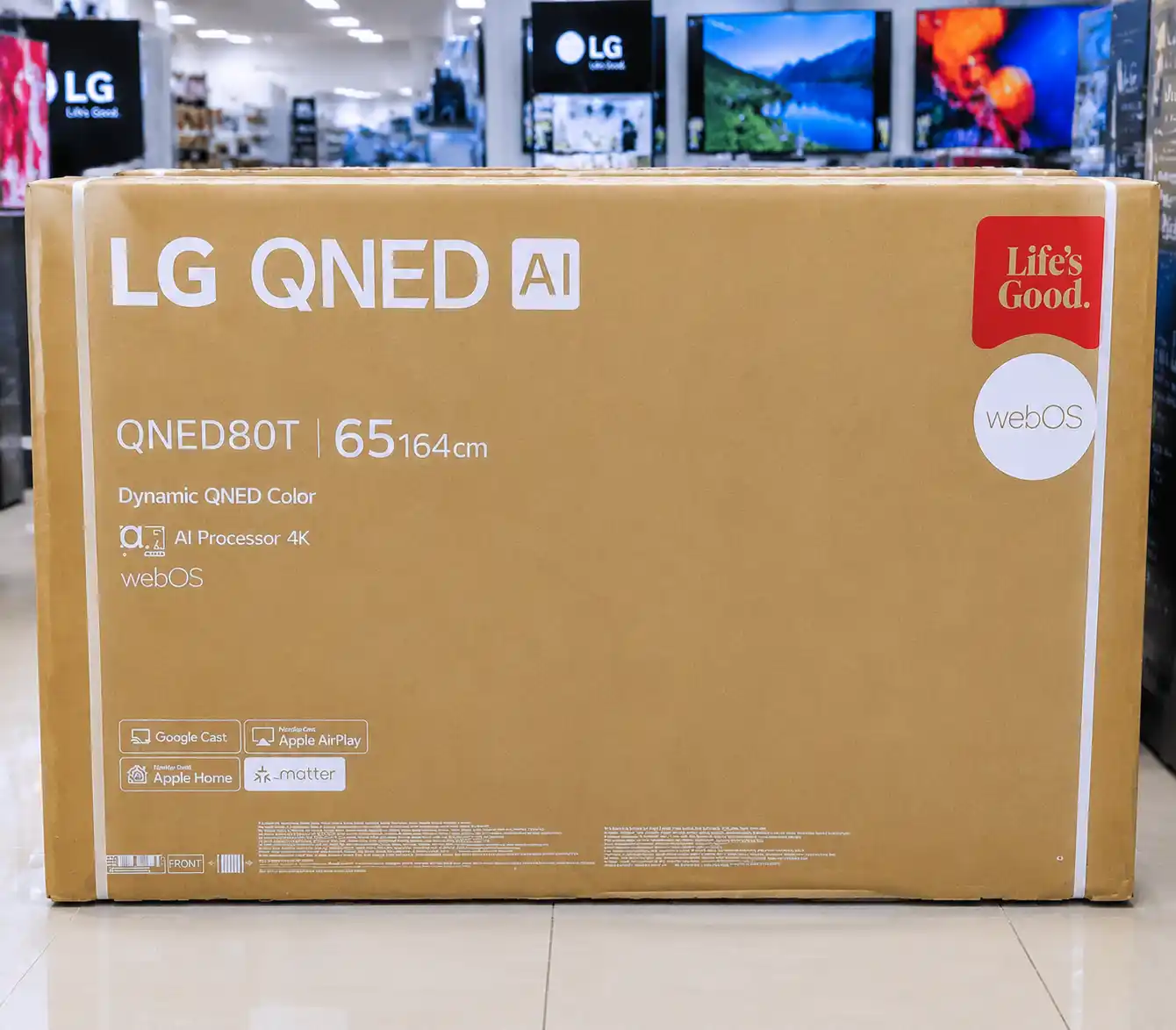 کارتن تلویزیون ال جی 65QNED80T
