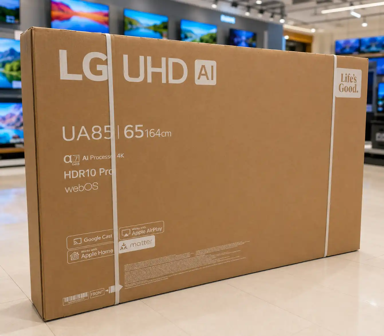 کارتن تلویزیون ال جی 65UA85006