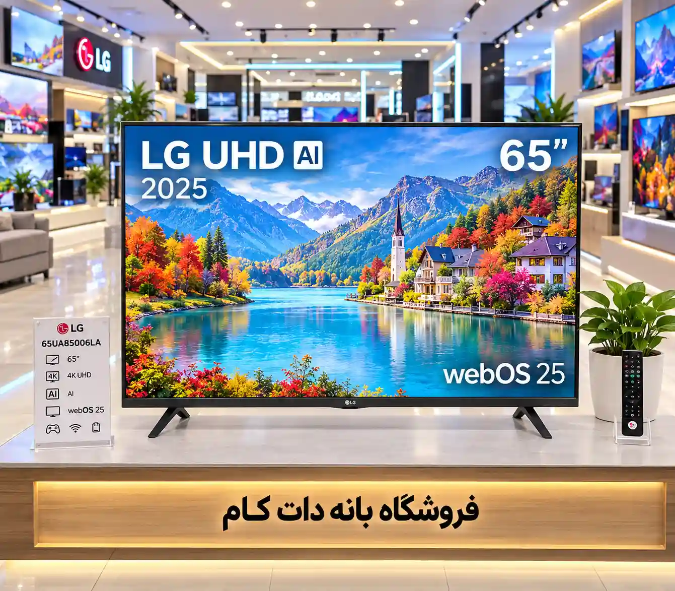 خرید تلویزیون ال جی 65UA85006