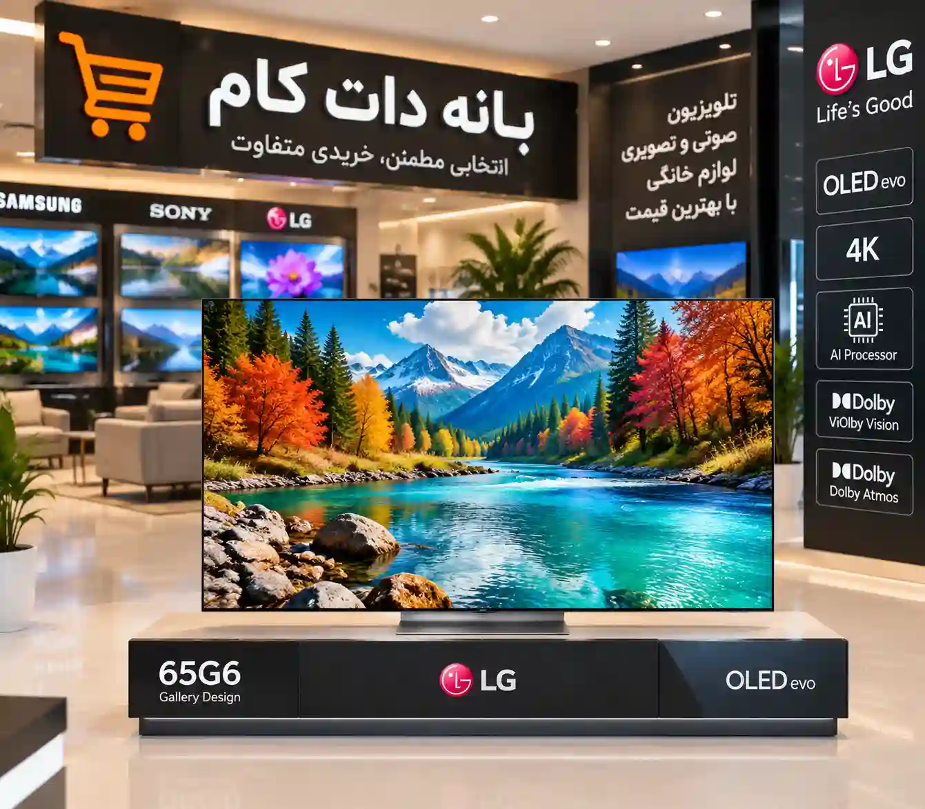 خریدتلویزیون ال جی 65G6 اولد
