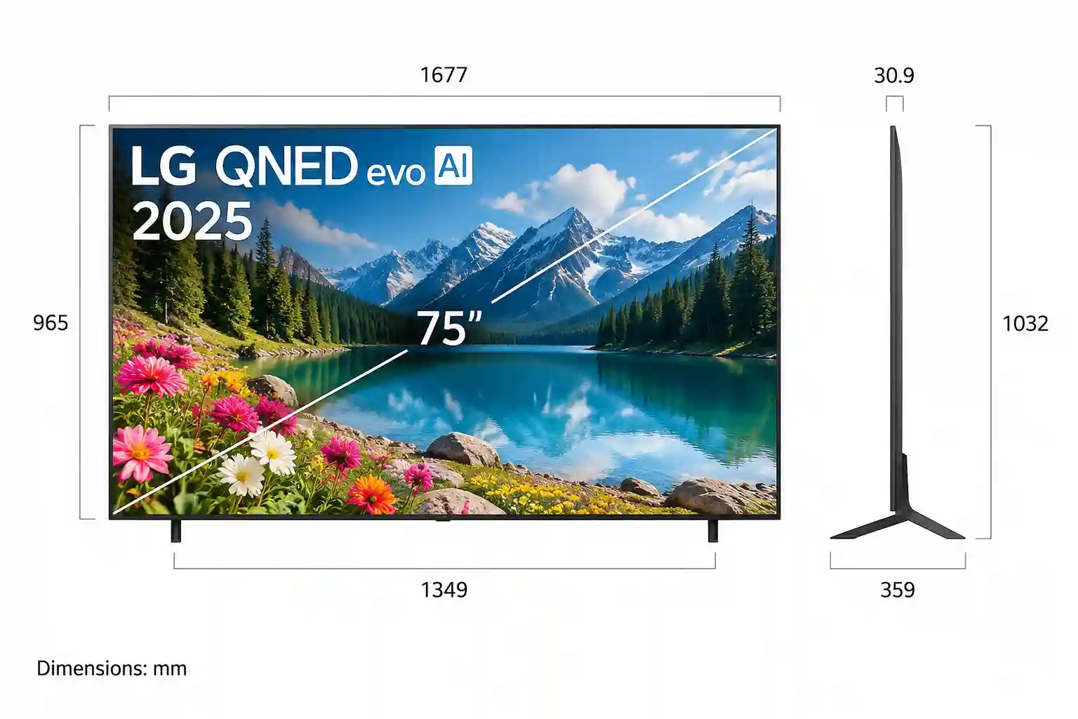 تلویزیون ال جی 75QNED85A