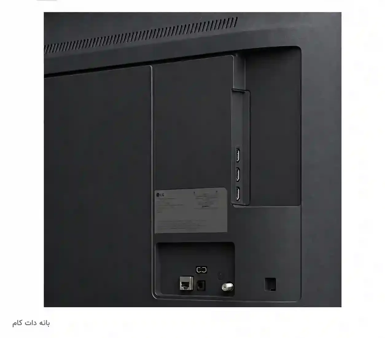 پشت تلویزیون ال جی 75UA75006