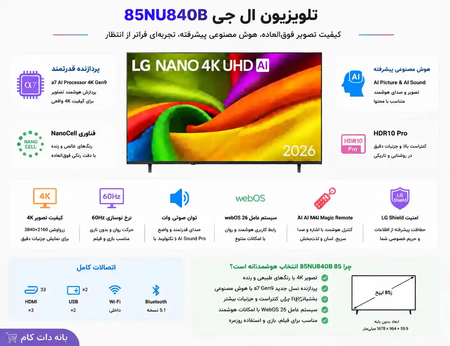 ال جی 85NU840B