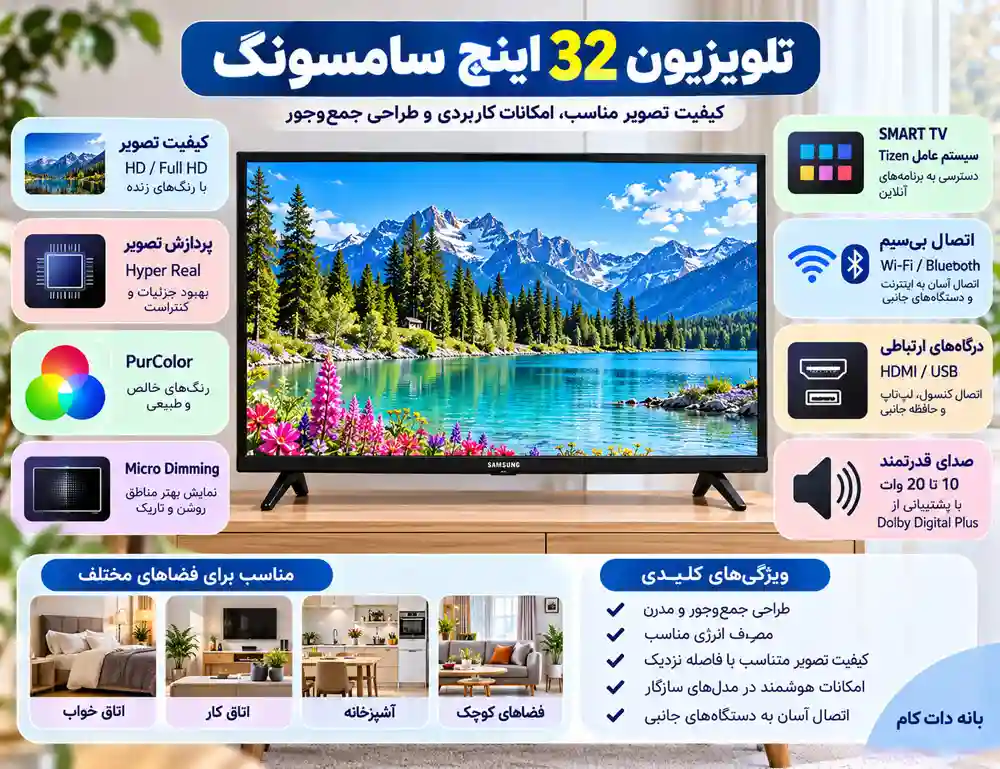 تلویزیون 32 اینچ سامسونگ