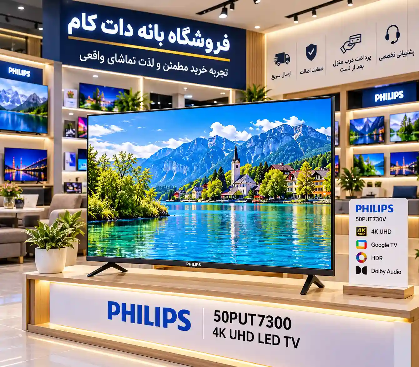 خرید تلویزیون فیلیپس 50PUT7300