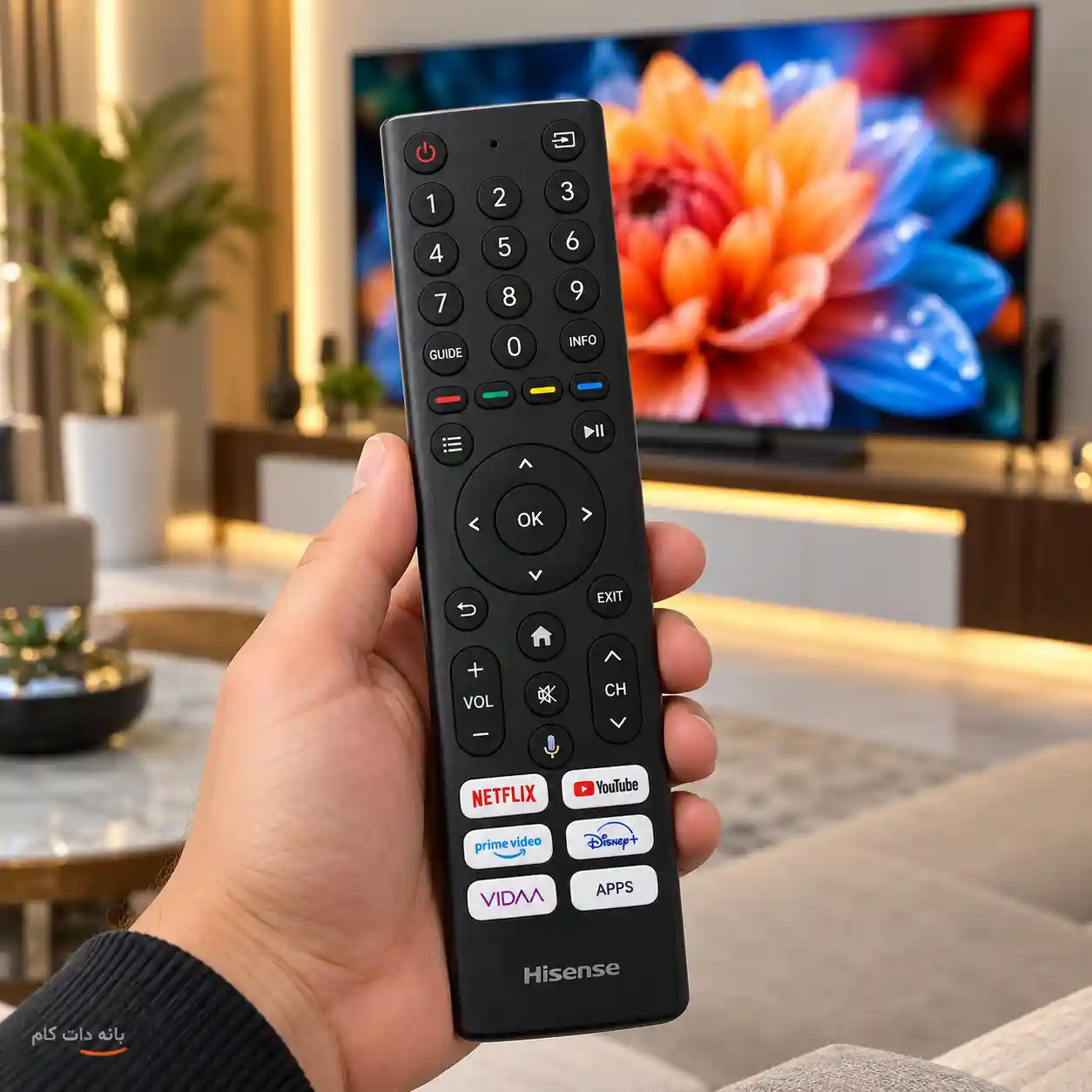 کنترل تلویزیون هایسنس 55A61Q
