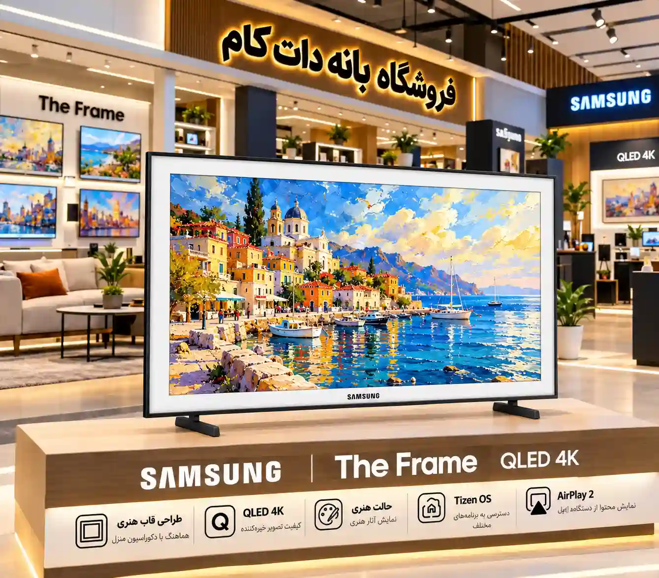 6 تلویزیون سامسونگ 55LS03D خرید تلویزیون سامسونگ 55LS03D