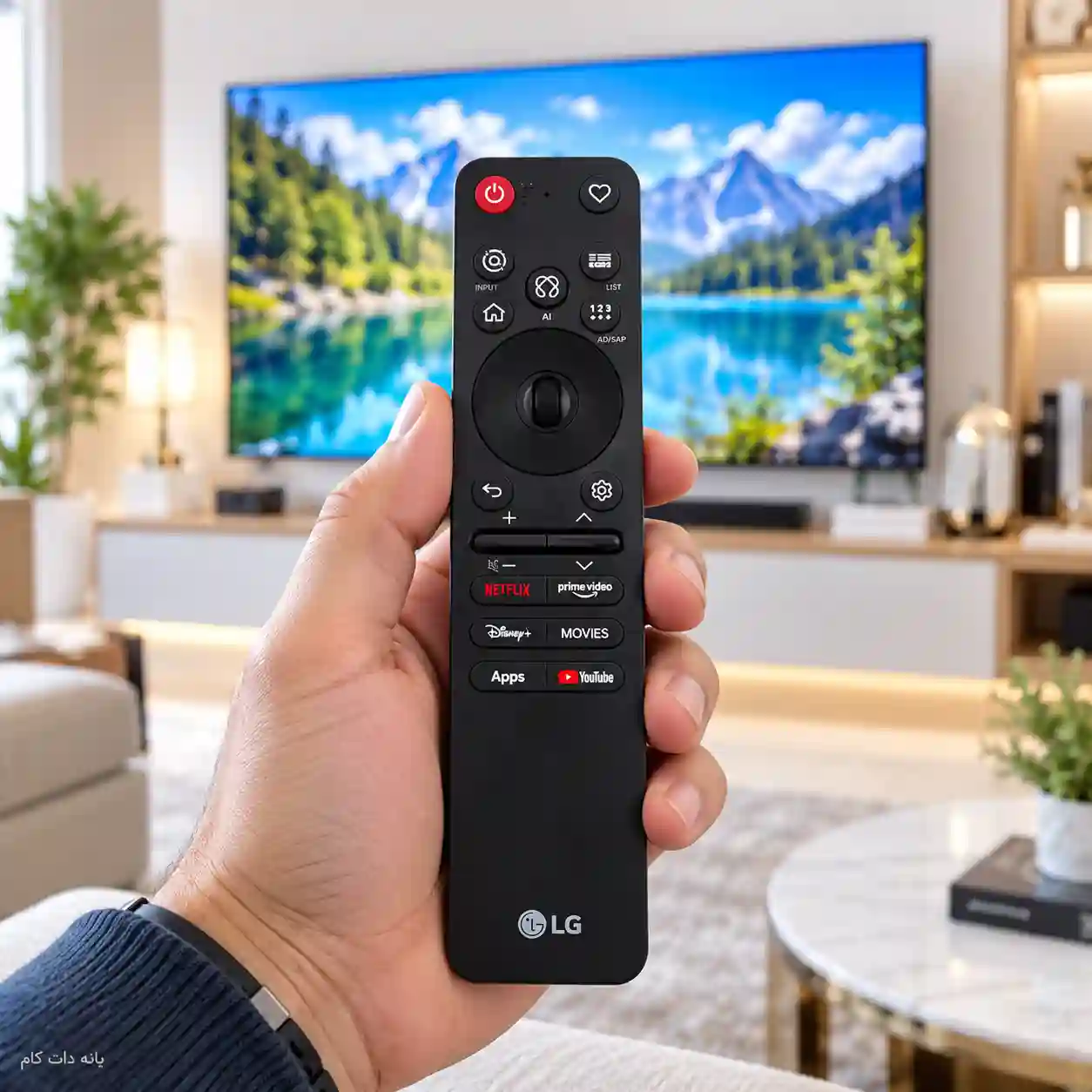 کنترل تلویزیون ال جی 55NU850B