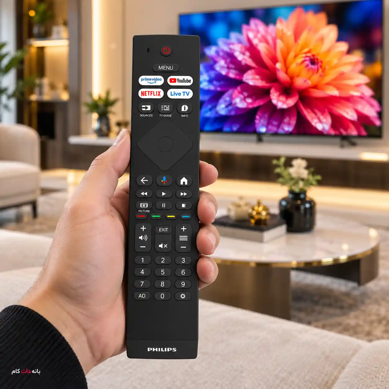 کنترل تلویزیون فیلیپس 55PQT8530