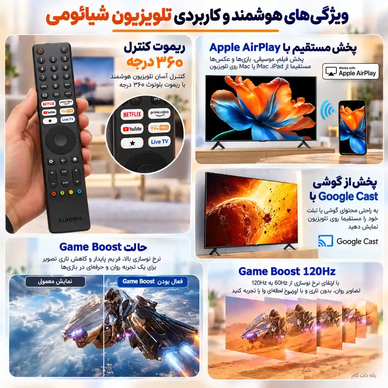 خرید تلویزیون شیائومی 55S MINI 2026