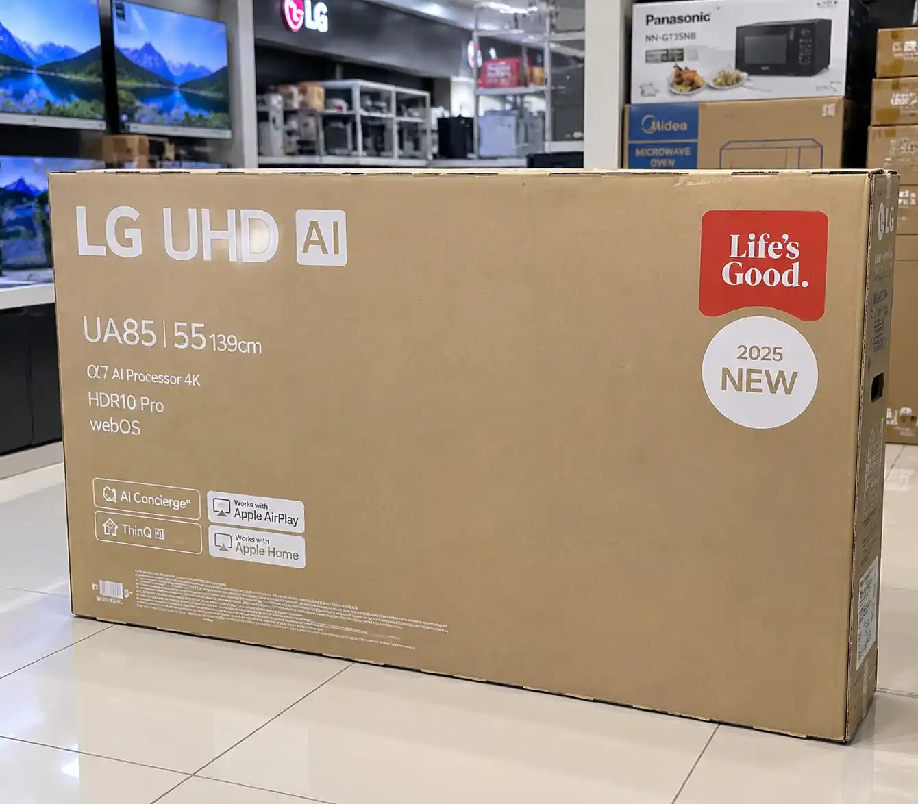 کارتن تلویزیون ال جی 55UA85006