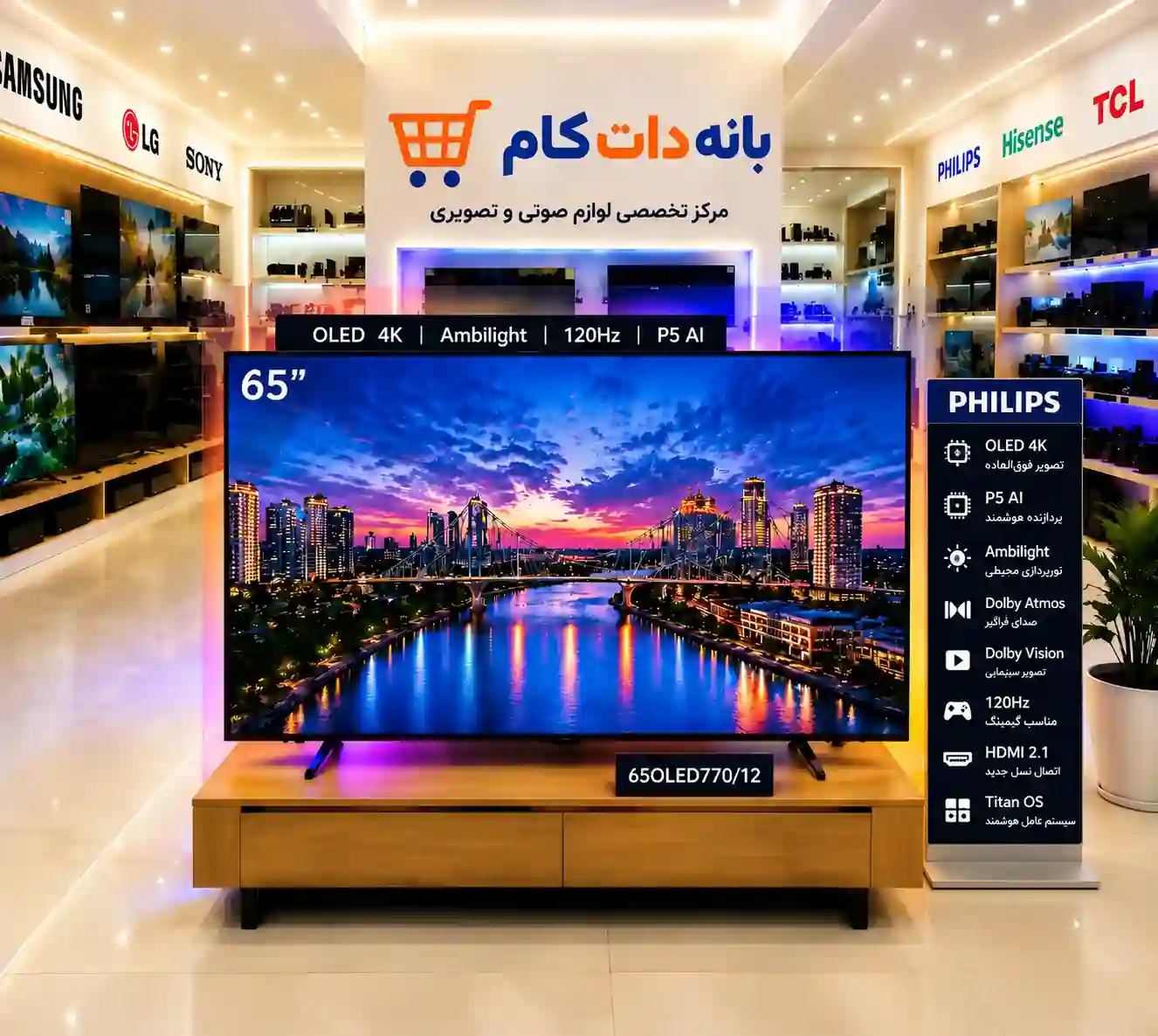خرید تلویزیون فیلیپس 65OLED770
