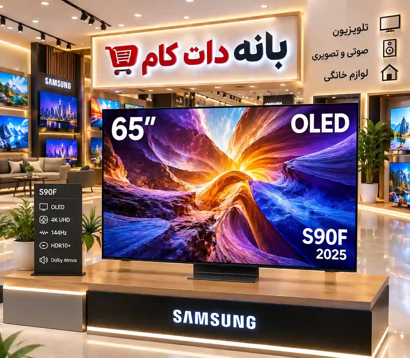 خرید تلویزیون سامسونگ 65S90F