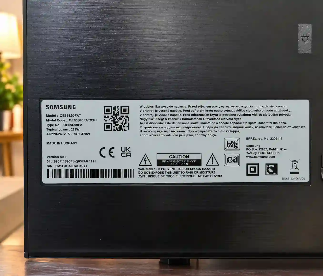 تلویزیون سامسونگ 65S90F