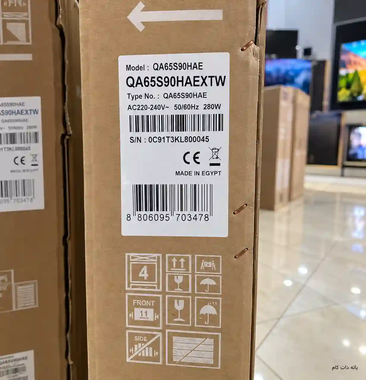 برچسب تلویزیون سامسونگ 65S90H
