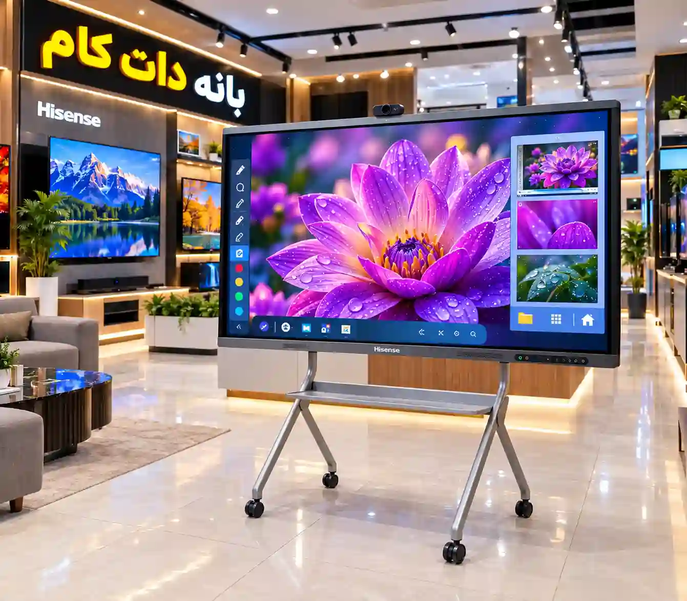 تلویزیون لمسی هایسنس 65WM6FE
