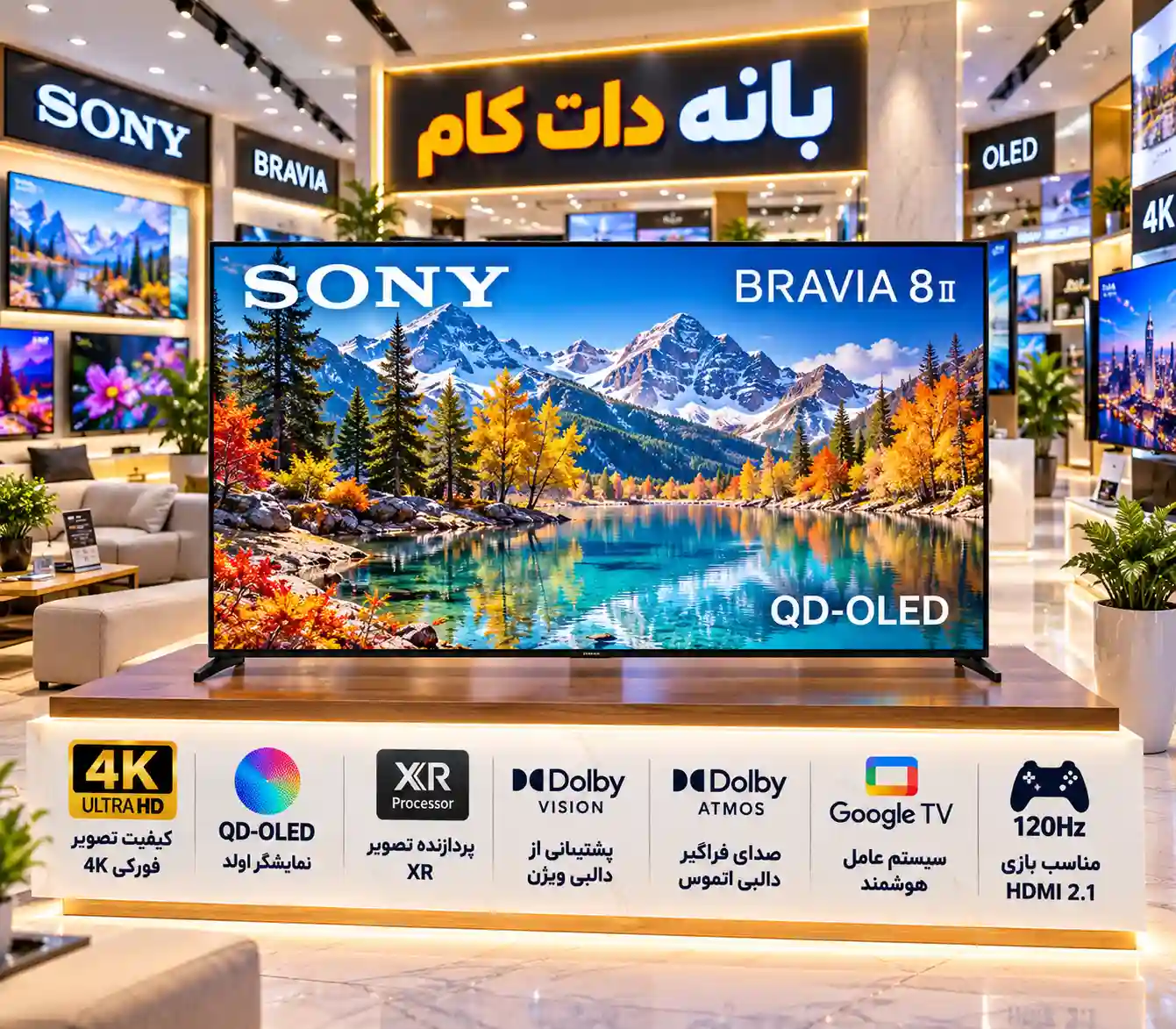 7 تلویزیون سونی 65XR80M2 خرید تلویزیون سونی 65XR80M2