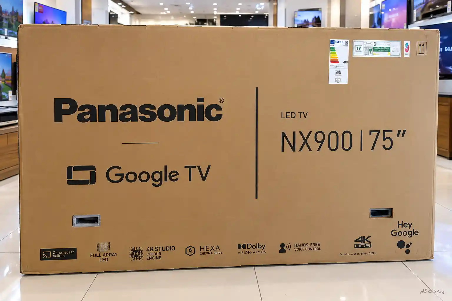 کارتن تلویزیون پاناسونیک 75NX900