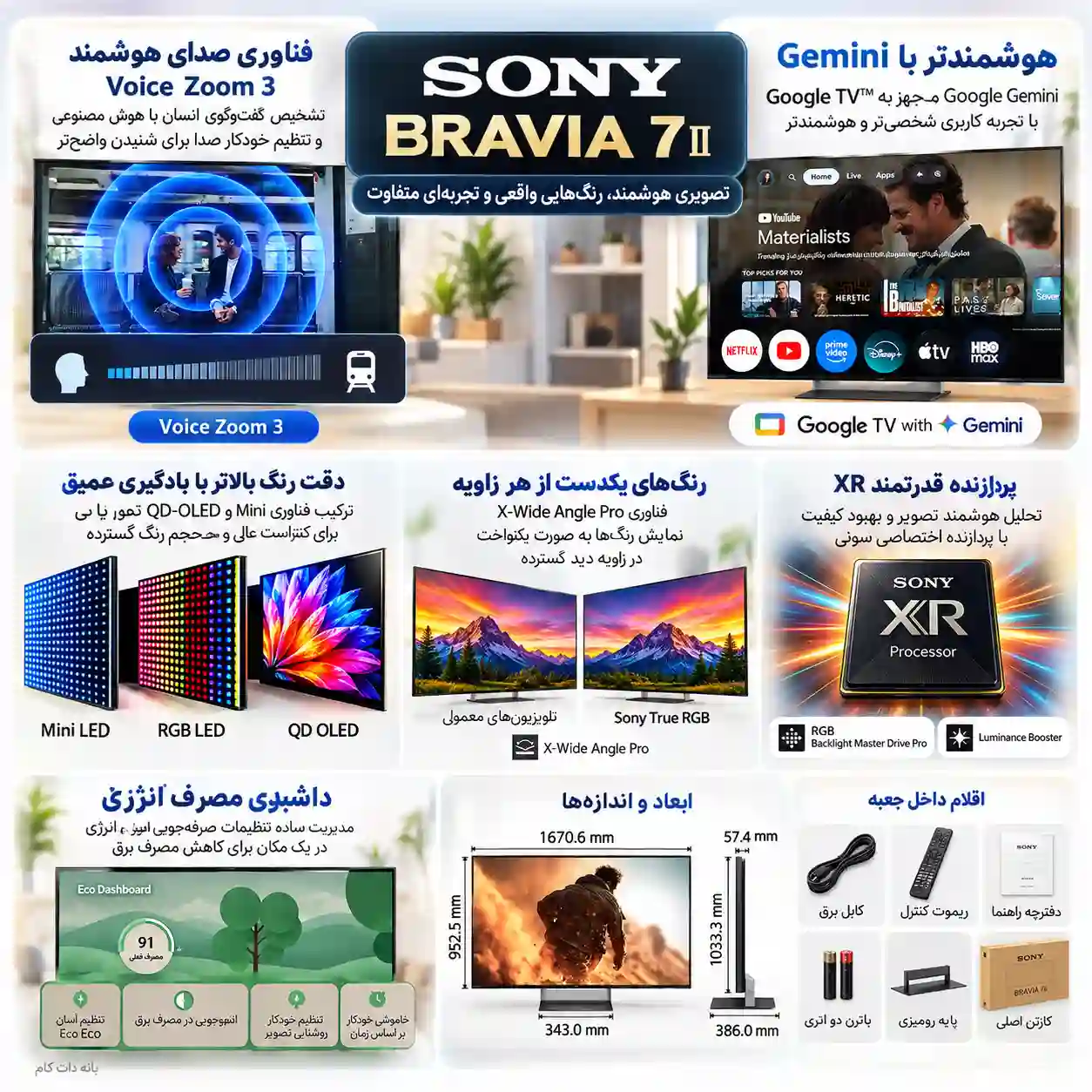 خرید تلویزیون سونی 75XR70M2