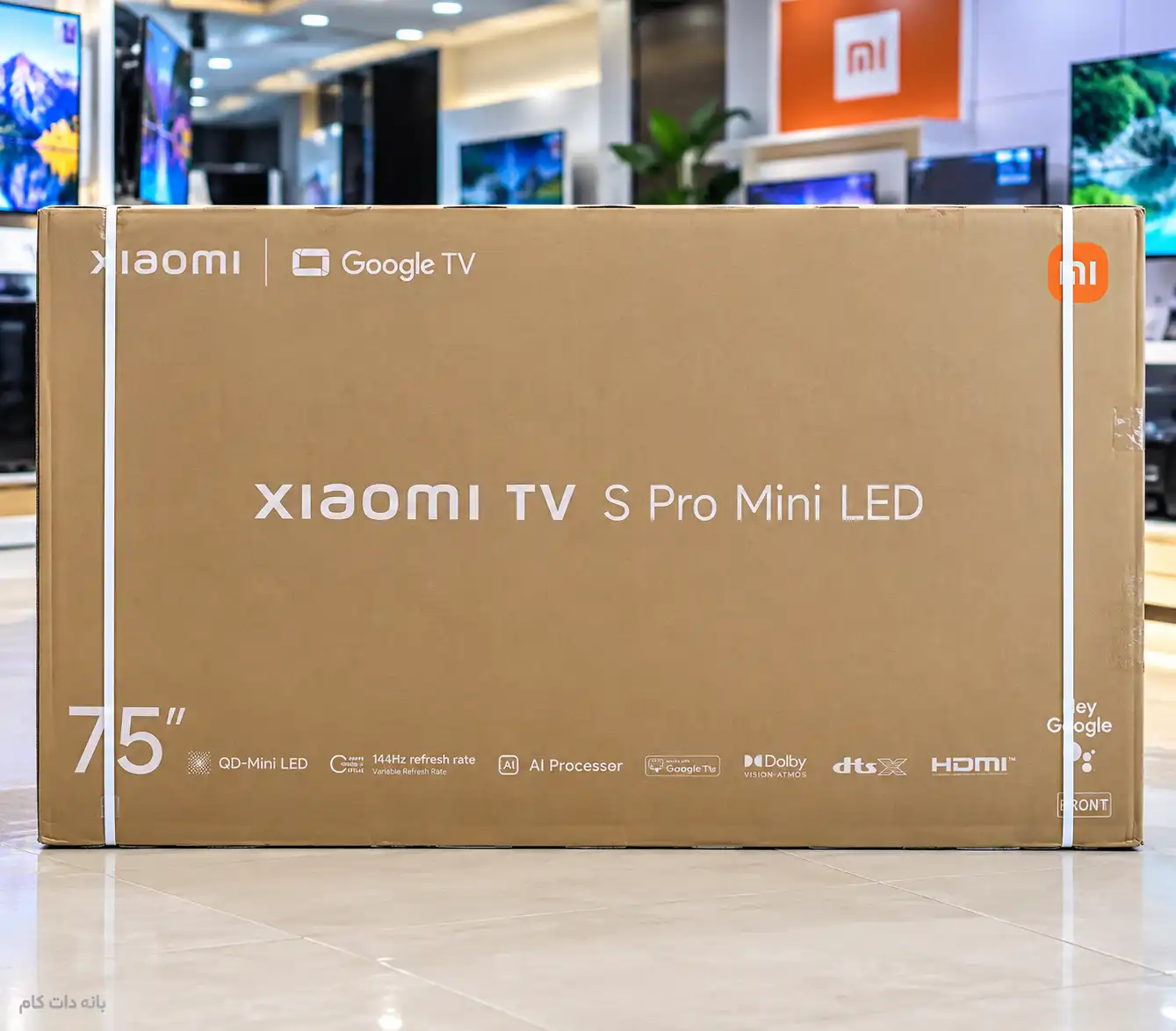 کارتن تلویزیون شیائومی 75S MINI PRO 2026