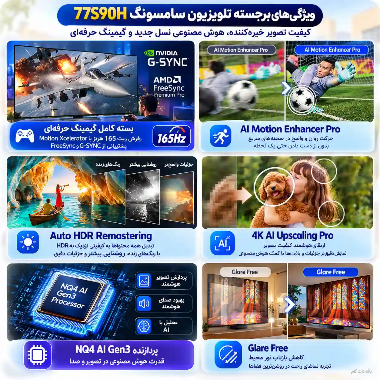 تلویزیون سامسونگ 77S90H 