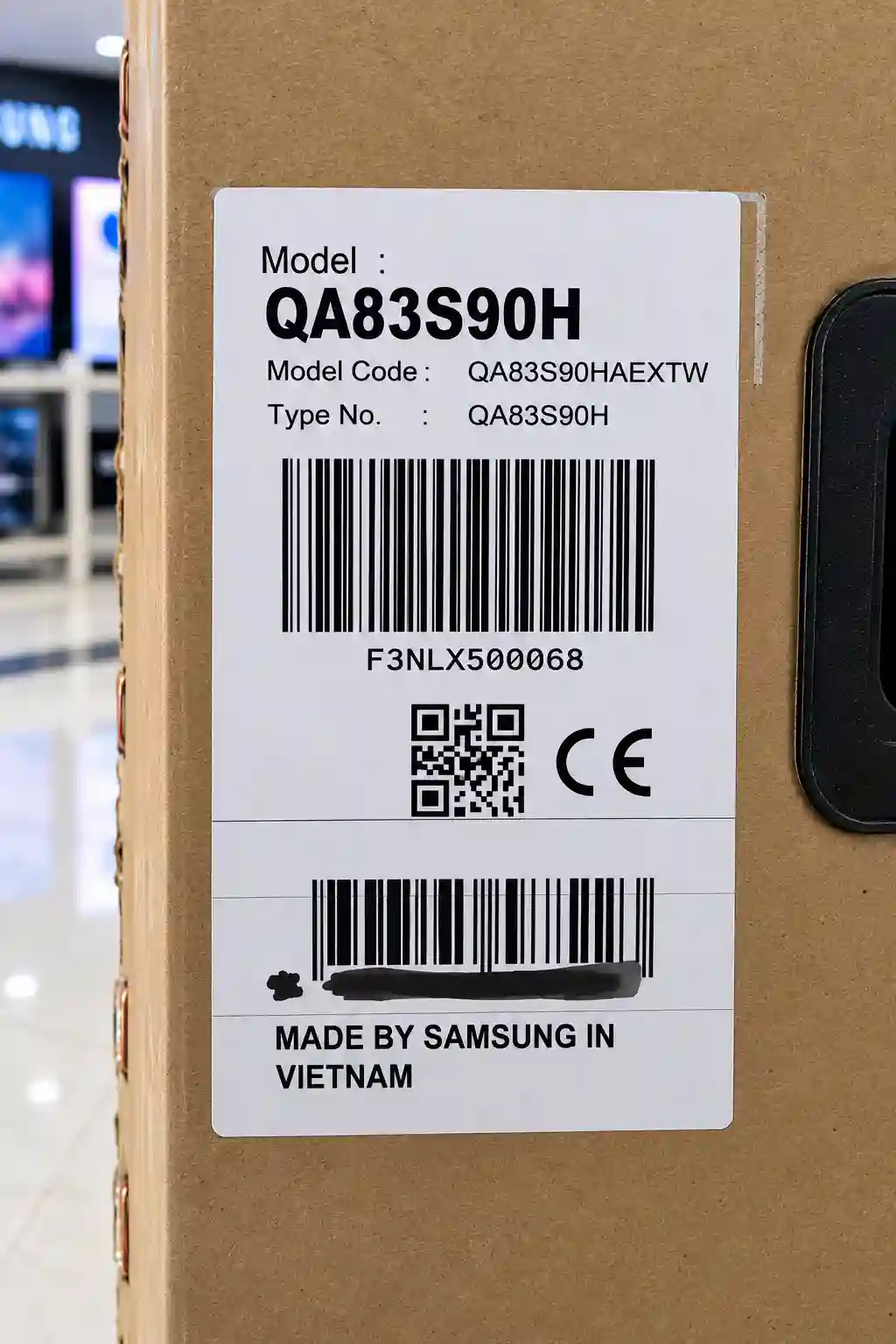 برچسب تلویزیون سامسونگ 83S90H