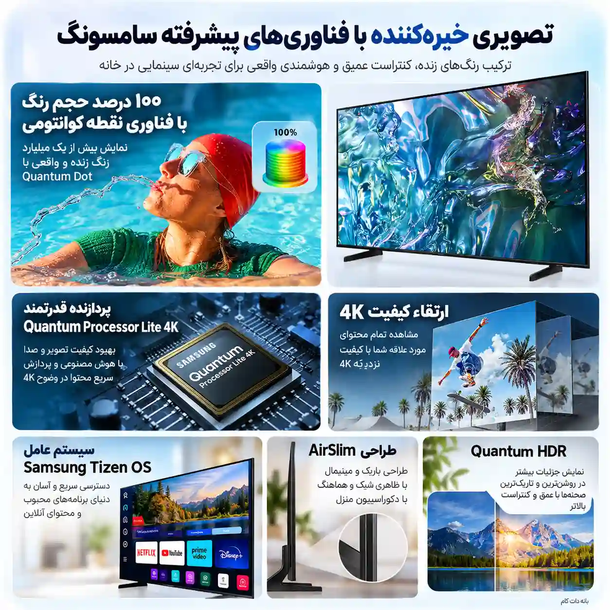 خرید تلویزیون سامسونگ 85Q60D