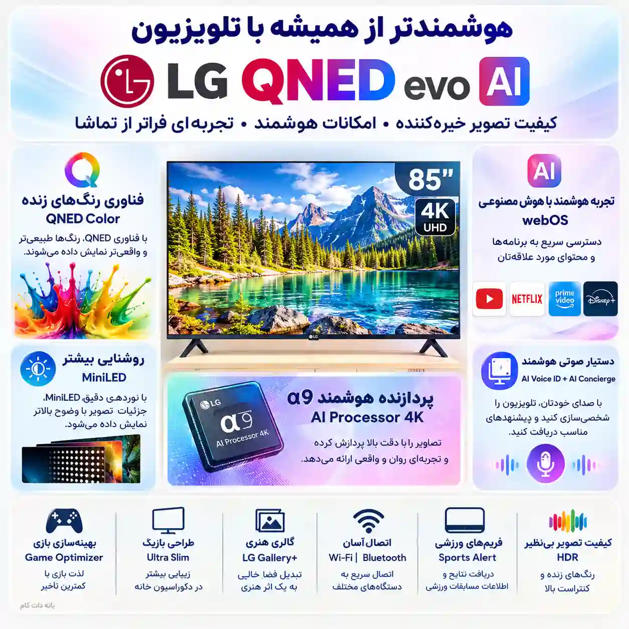 تلویزیون ال جی 85QNED91A