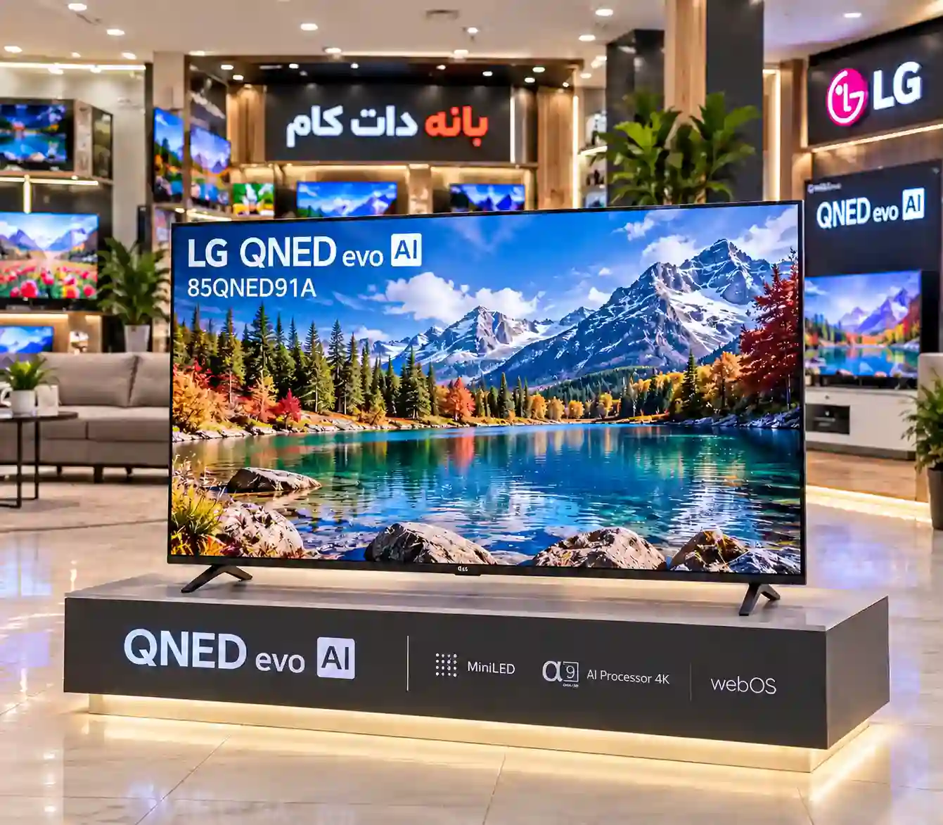 خرید تلویزیون ال جی 85QNED91A