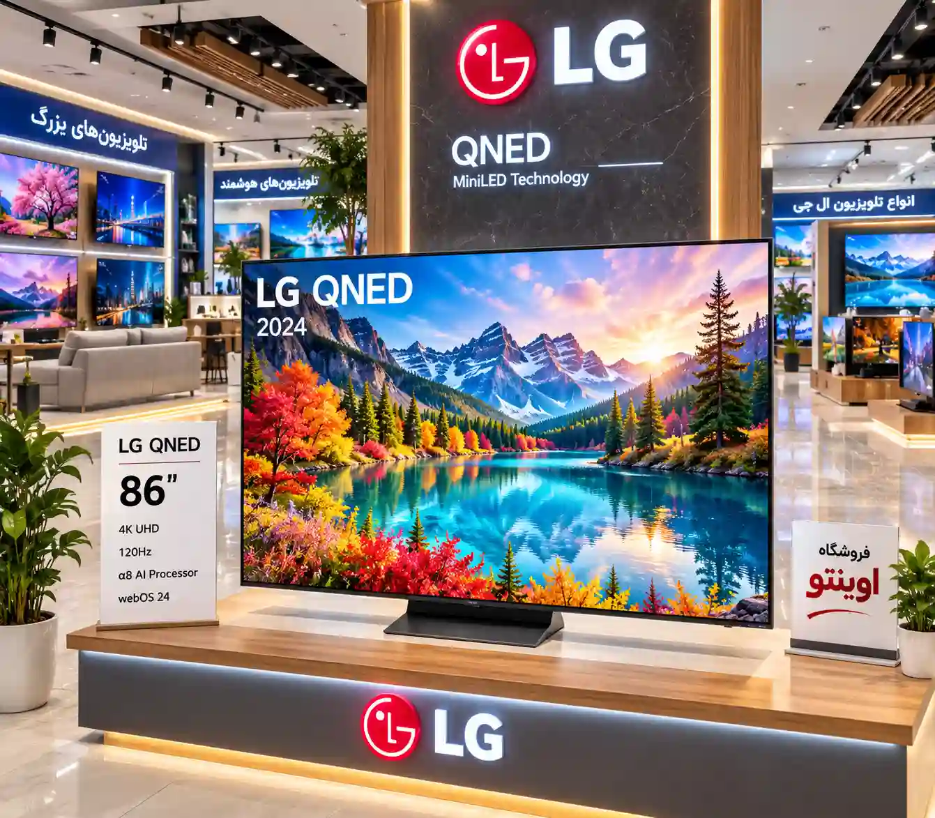 خرید تلویزیون ال جی 86QNED86T
