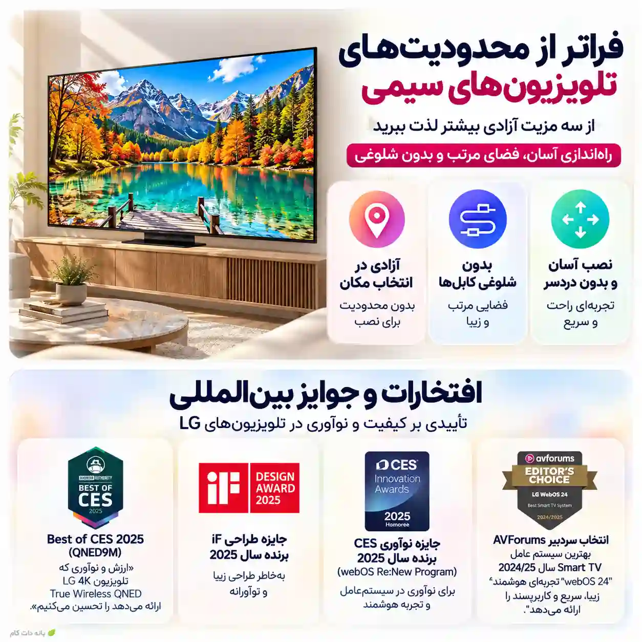 تلویزیون ال جی 86QNED9MA
