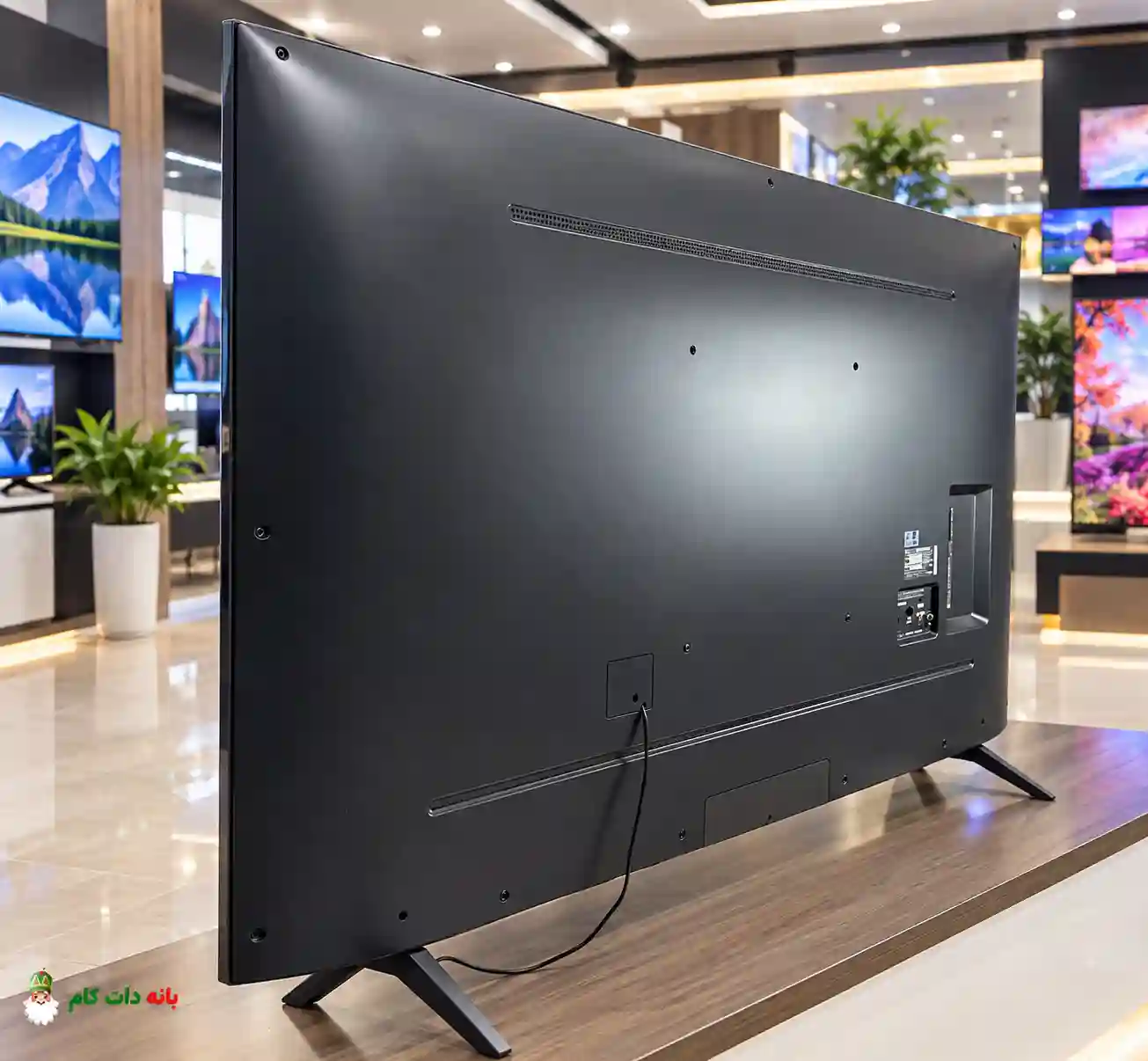 پشت تلویزیون ال جی 86UR80506