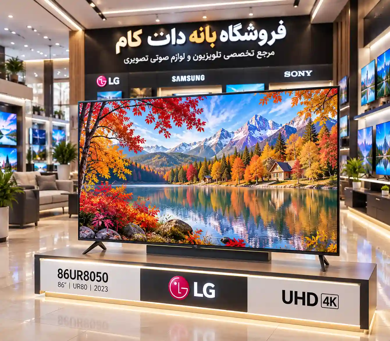 خرید تلویزیون ال جی 86UR80506